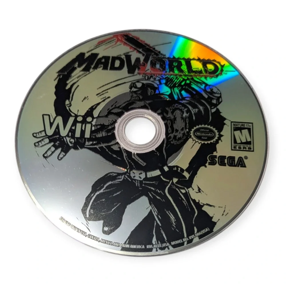 MadWorld Nintendo Wii SEGA Action Game CIB Complete with Manual PlatinumGames